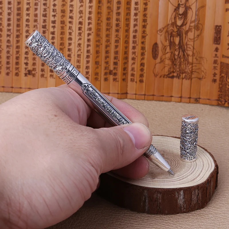 Beli EDC 925 Perak Pertahanan Diri Keselamatan Taktis Pena Pensil Dengan Menulis Multifungsi EDC