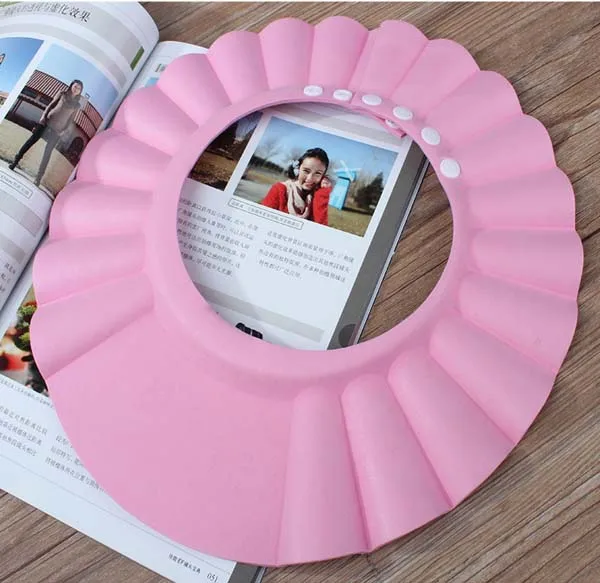 

Adjustable Shower Bath Visor Shield Wash Hair Cap Shampoo Resistance Protect Ear Eye Hat Baby Children Kids Infant