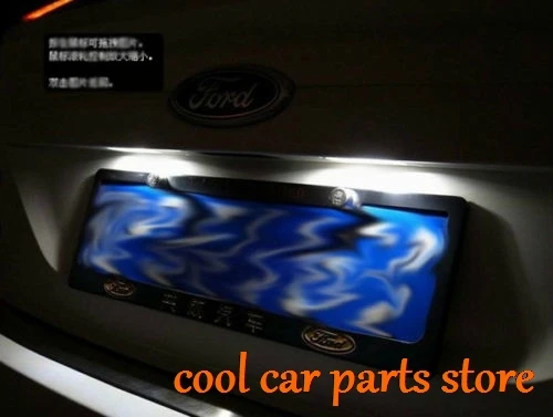 2x ярсветодиодный светодиодные SMD освещения номерного знака для Ford Fiesta Mk6 Mk7 2009
