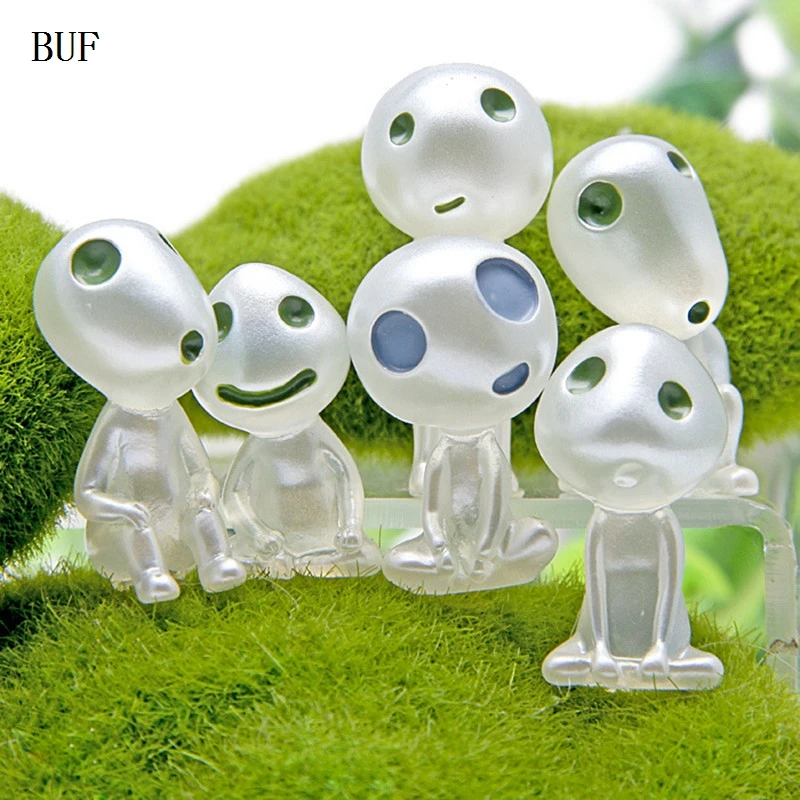 Декоративная статуя BUF 6 шт./лот серебряный призрак украшения для сада Genie ручная