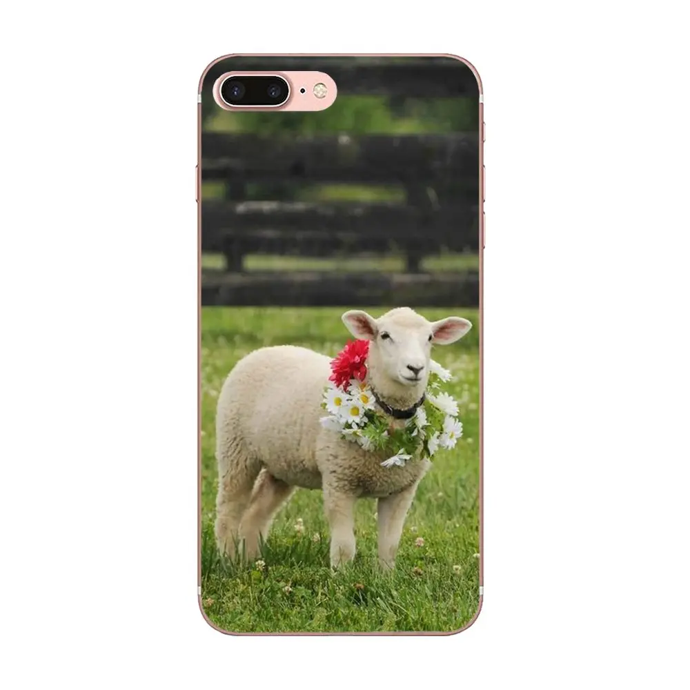 Soft Phone Case Cover For Huawei P7 P8 P9 P10 P20 P30 Lite Mini Plus Pro 2017 2018 2019 Sheep Pattern Rubber Tpu | Мобильные