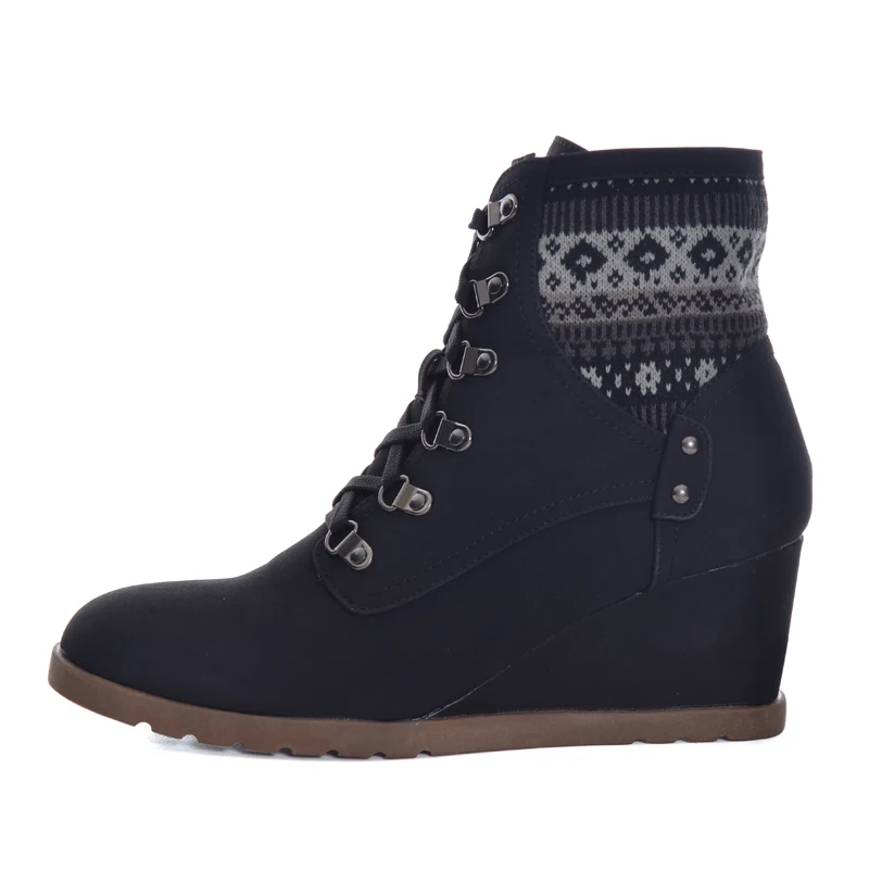 HEE GRAND/2017 г. модные однотонные женские ботинки из флока с эластичной лентой