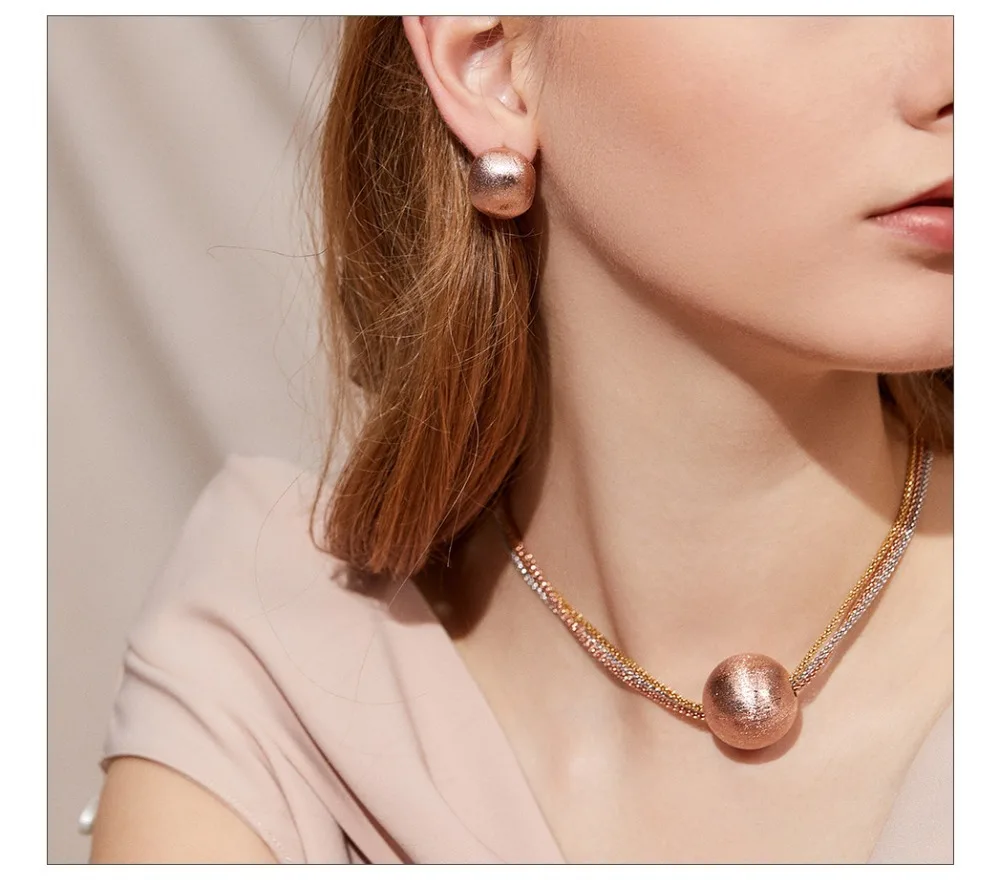 Viennois, ювелирные наборы для женщин, модные, смешанные цвета, ожерелье, серьги, вечерние ювелирные изделия