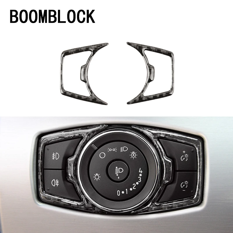 Стильные чехлы BOOMBLOCK для салона автомобиля наклейки из углеродного волокна Ford