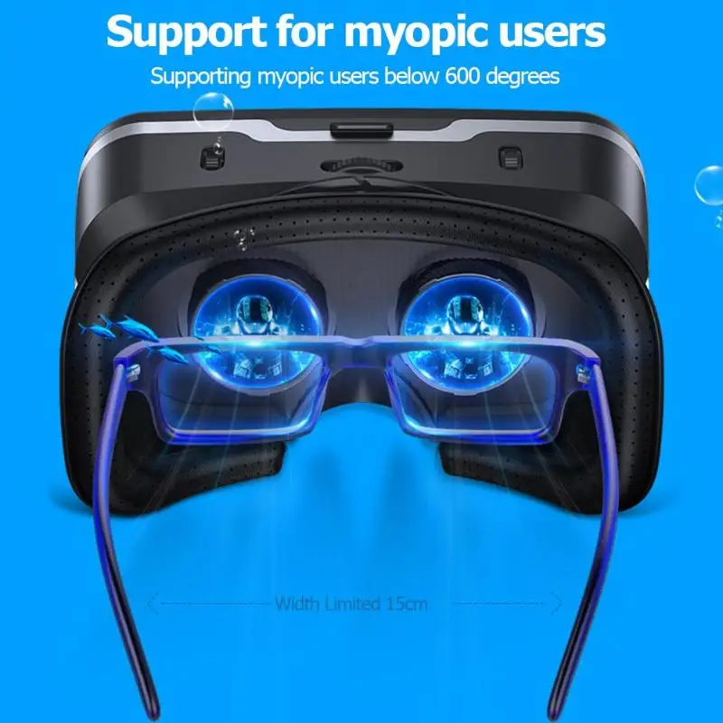 Новинка VR Виртуальная реальность 3D очки гарнитура игровой шлем для 3,5-6,0 дюймов телефона Pro версия реальности 3D очки