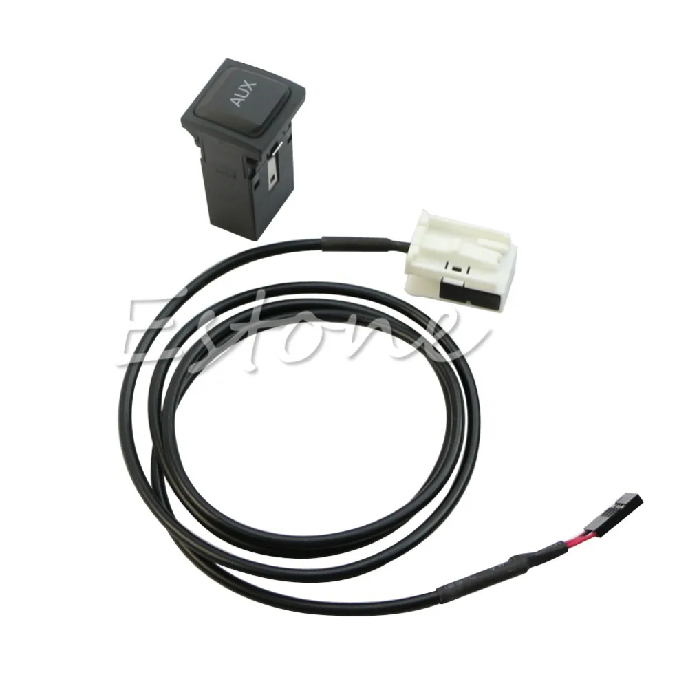 Автомобильный аудиовыключатель AUX + кабель для Jetta MK5 гольфа|rcd510 aux|aux inaux rcd510 |