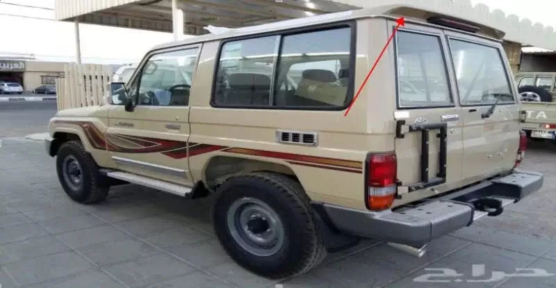 Использование для toyota land cruiser FJ70 спойлер FJ/lc70 спойлер высокого качества ABS Материал unpaint спойлер для FJ70