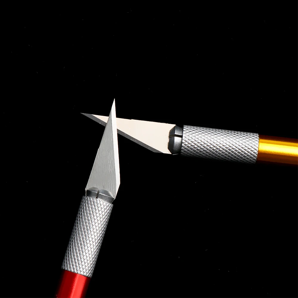 Полезный металлический художественный режущий нож 9 лезвий DIY трафарет для резьбы забивание хобби точилка модель ремонт скульптура скальпель