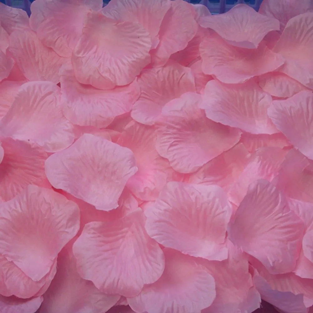 2000 шт Бургундия Шелковая Роза искусственная лепестки Свадебное Украшение Цветок