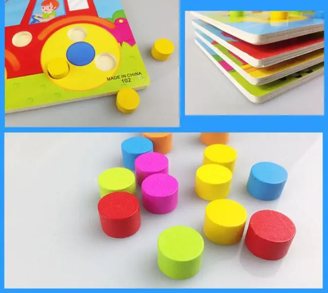 Раннее Обучение детей раннее образование деревянная игрушка рука захватывающая