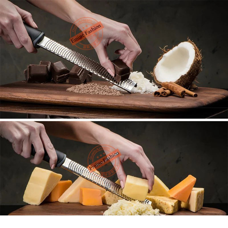 Профессиональная микро терка из нержавеющей стали Zester лимон сыр пластиковая