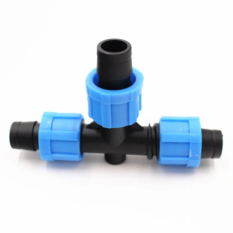 

30pcs Dn17 Lock Tee For Tape Lock Fittings For Driptape Garden Greenhouse Irrigation Micro Drip Sprinkler Accessory Y104