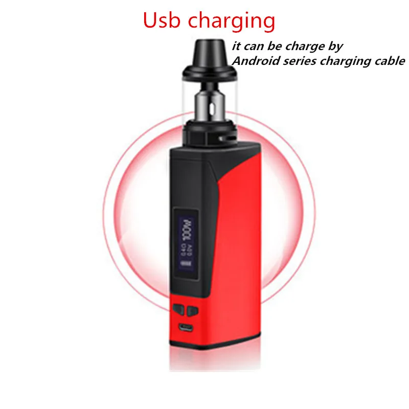 100W Vape Kit LED Screen With 3000mah Bulit-in Battery Huge Vapor Electronic Cigarette High Quality Vaporizer | Электроника