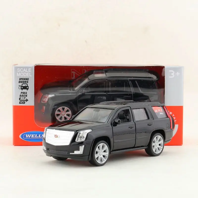1:36 модели автомобилей из сплава с тяговым эффектом внедорожник Cadillac Escalade высокой