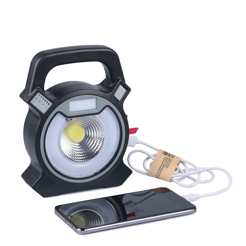 Поступление COB светодиодный рабочий свет Перезаряжаемый 18650 usb рукой Фонарь