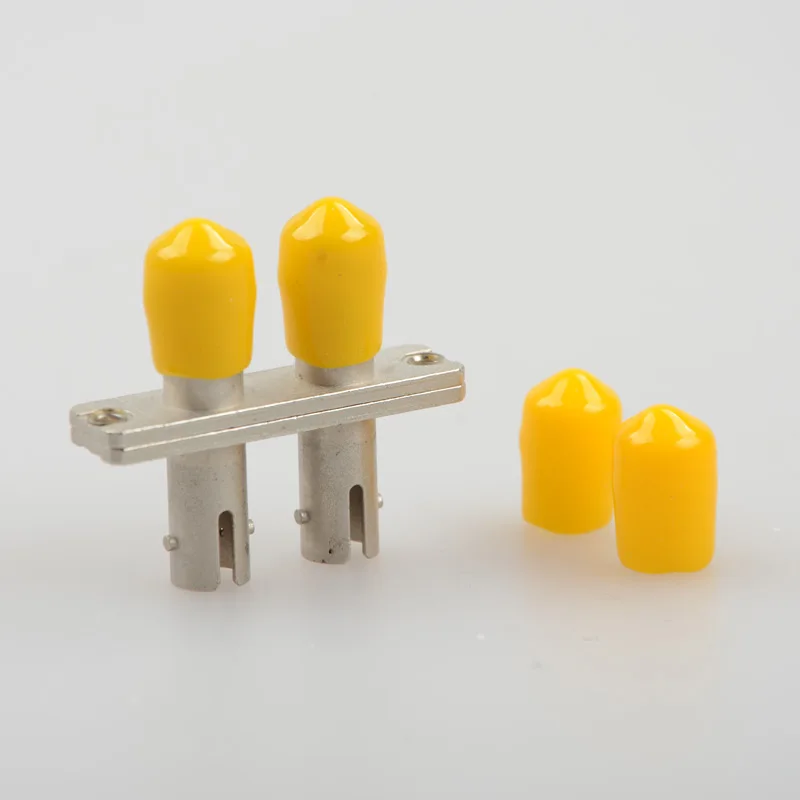 10PCS/bag Duplex mode ST Fiber optic Adapter Optical fiber coupler UPC flange PC connector factory | Мобильные телефоны и