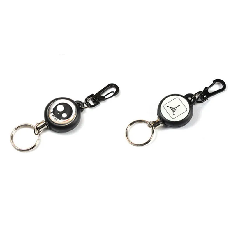 1PC EDC Portable Scalable Retractable Keychain Anti-lost Anti-theft Key Spring Rope ABS Shell Outdoor Camping Equipment | Спорт и