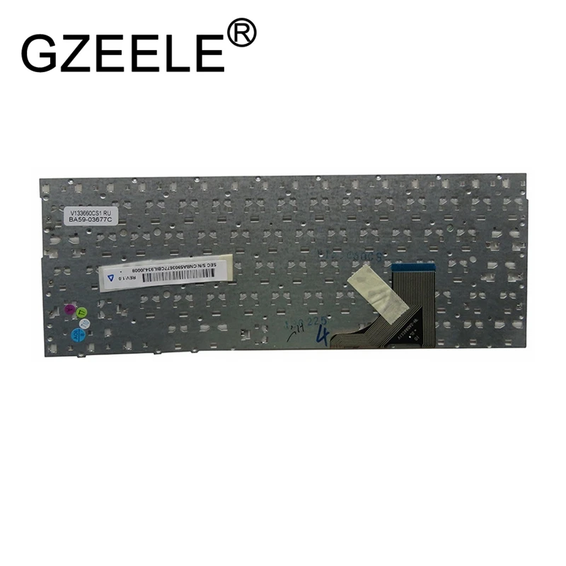 Белая клавиатура GZEELE для SAMSUNG NP530U3B NP530U3C NP532U3C NP535U3C 530U3B 530U3C NP540U3 NP532U3A без рамки |