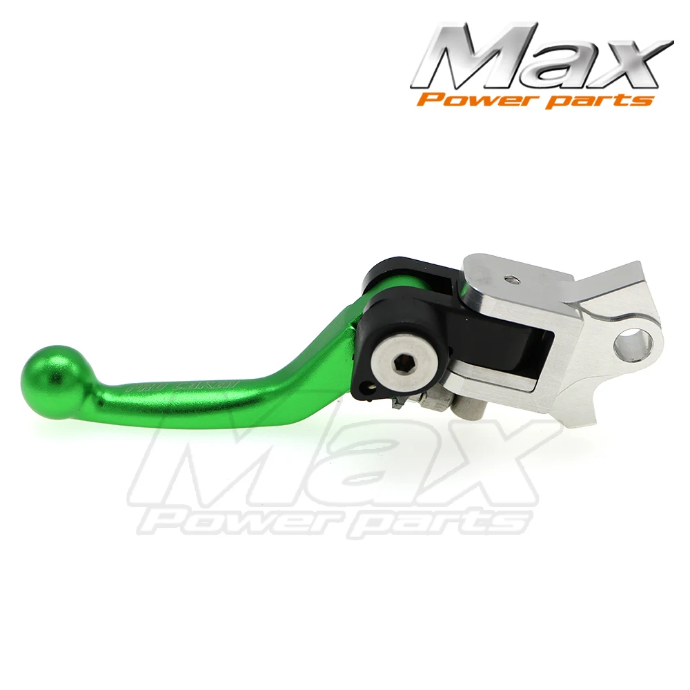 

Алюминиевый складной тормозной рычаг для мотоцикла, подходит для KX250F 16-18 KX450F 13-18, зеленый, высокое качество, простота установки, бесплатная д...