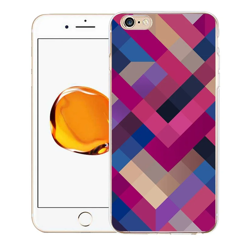 Qmswei ТПУ Ясно Телефон чехол для iPhone 6 г 6S 7 8 Plus X Мягкие Флора сетки Корова