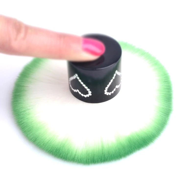 Профессиональная мягкая щетка для дизайна ногтей 1 шт. очистки пыли 6 видов цветов