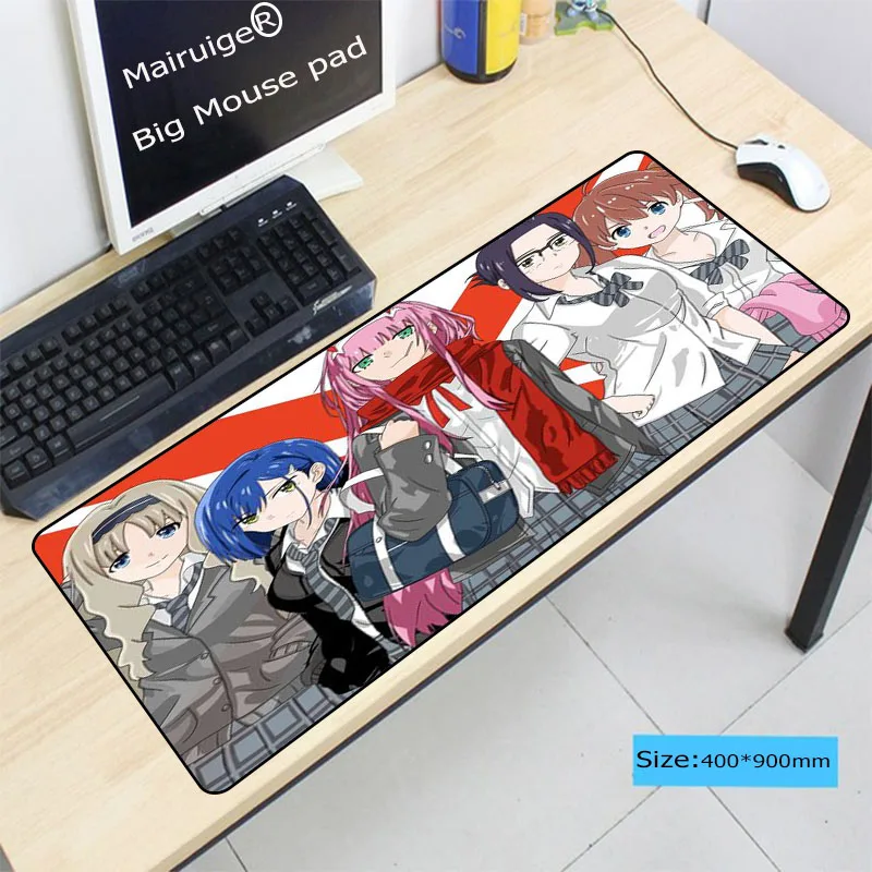 Mairuige мой любимый аниме в FRANXX геймерские игровые коврики большой замок край