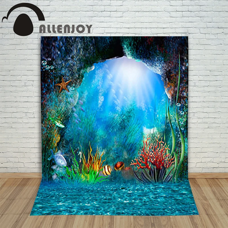 Allenjoy фон для фотосъемки русалка легенда морской моллюск Морская звезда с