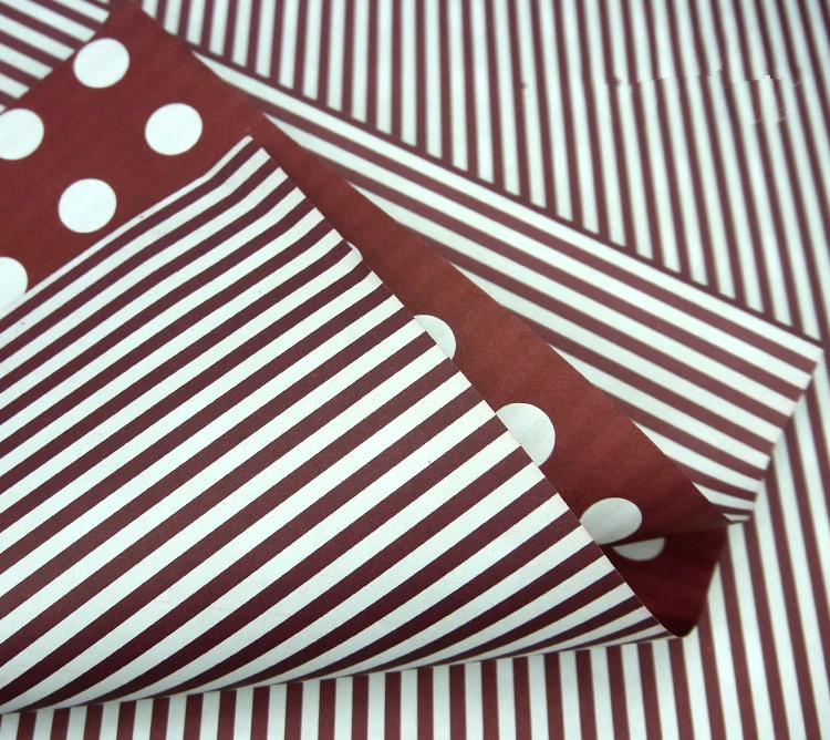 20 шт./лот крафт Цветочная полоса и точки упаковочная бумага для подарков