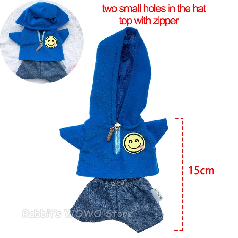 Кукла Одежда Подходит 30 см Le Sucre Кролик Плюшевая Кукла и 1/6 BJD кукла платье Толстовка пара костюм куклы аксессуары - Цвет: d