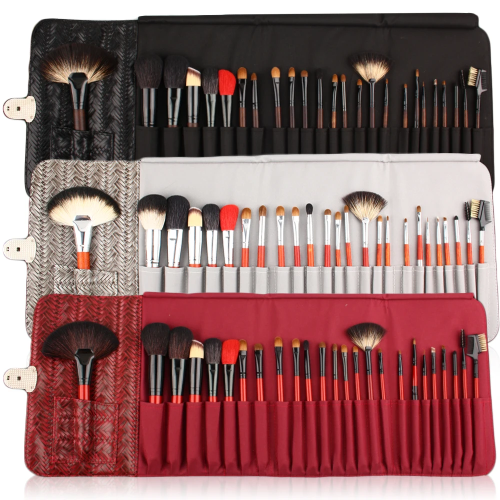 ISMINE Makeup Brush Set Powder Foundation 25Pcs Professional Face Eyeshadow Make Up Brushes Cosmetic Tool with Woven Bag | Красота и