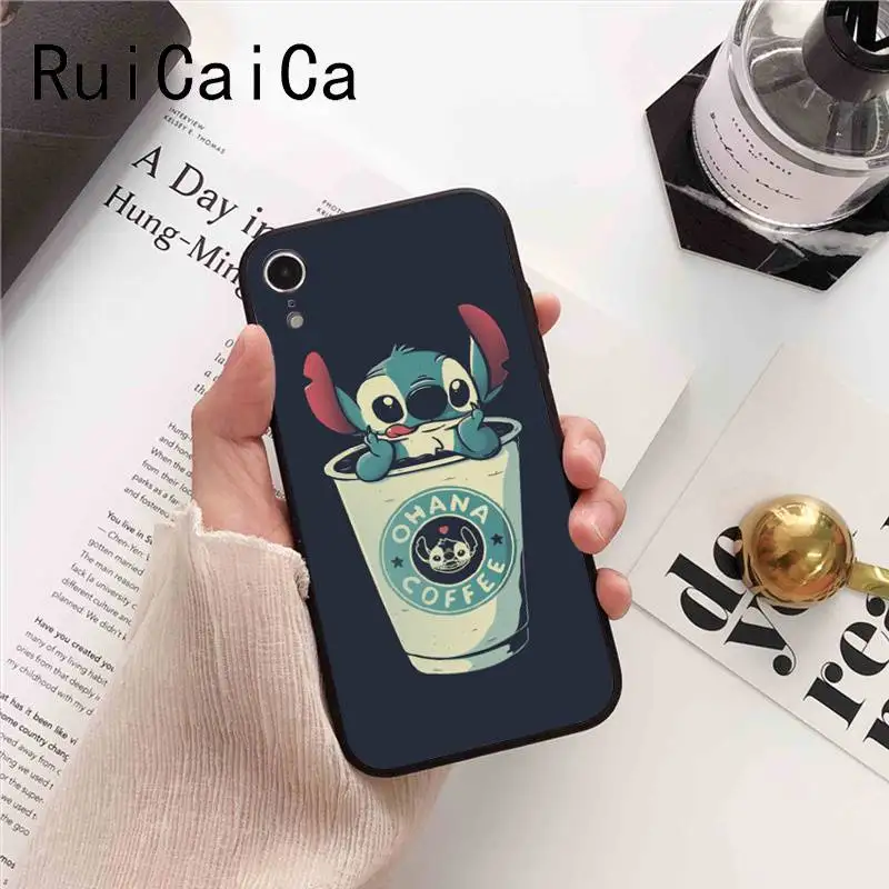 Ruicaica милый мультфильм Лило Ститч прекрасный пользовательский фото мягкий чехол