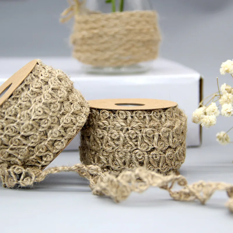 DIY веревка с переплетенными веревками ремесло пеньковая использовать для