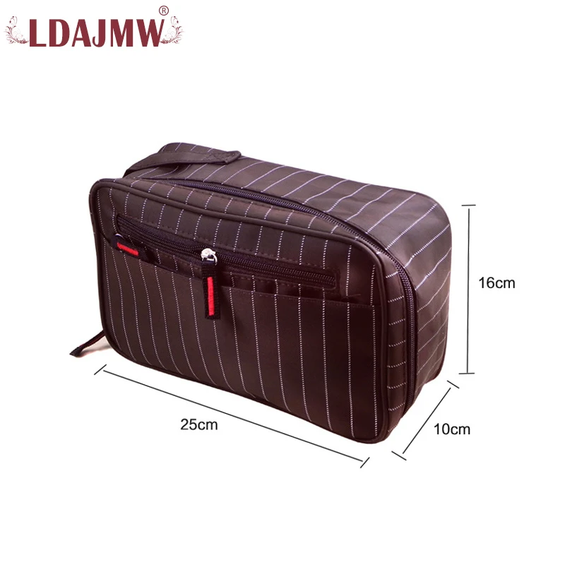 LDAJMW новая полосатая мужская дорожная косметичка Водонепроницаемая