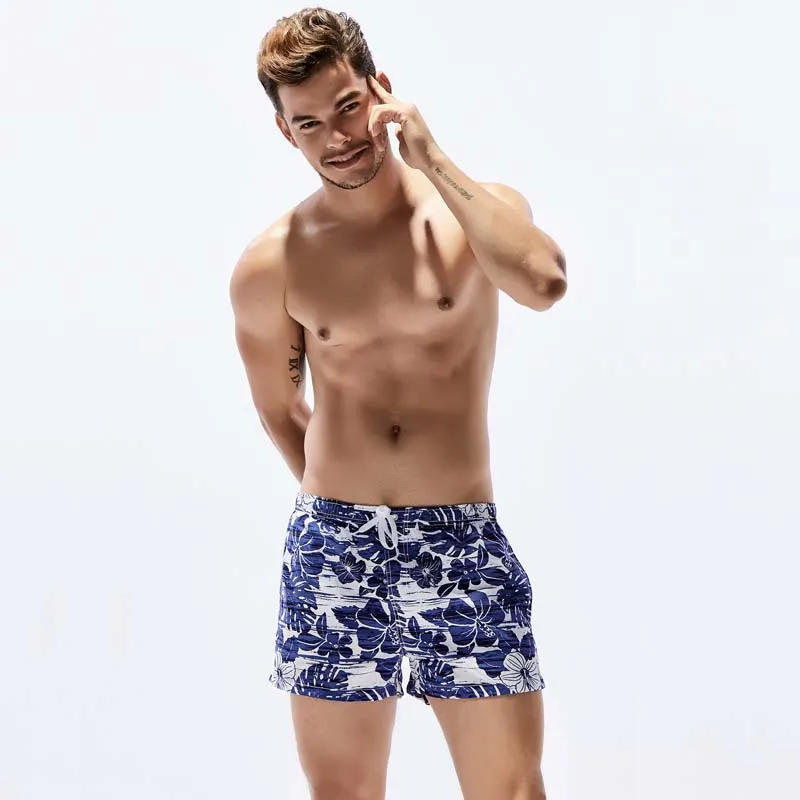 Seobean/купальные костюмы мужские пляжные шорты быстросохнущие Бермуды для