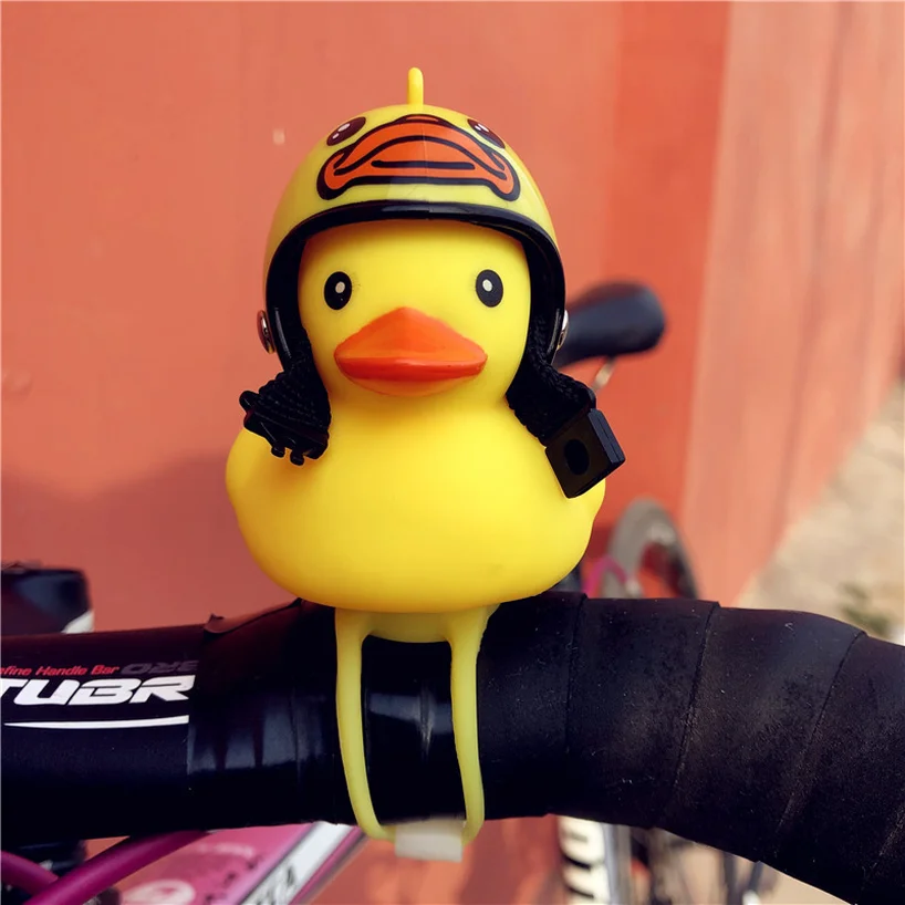 Маленький велосипедный Звонок желтая утка светильник головной s горный
