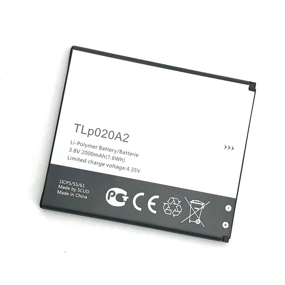 Аккумулятор 2000 мАч TLp020A2 для Alcatel One Touch Pop Star LTE A845L/POP S3 OT5050 5050X|Аккумуляторы