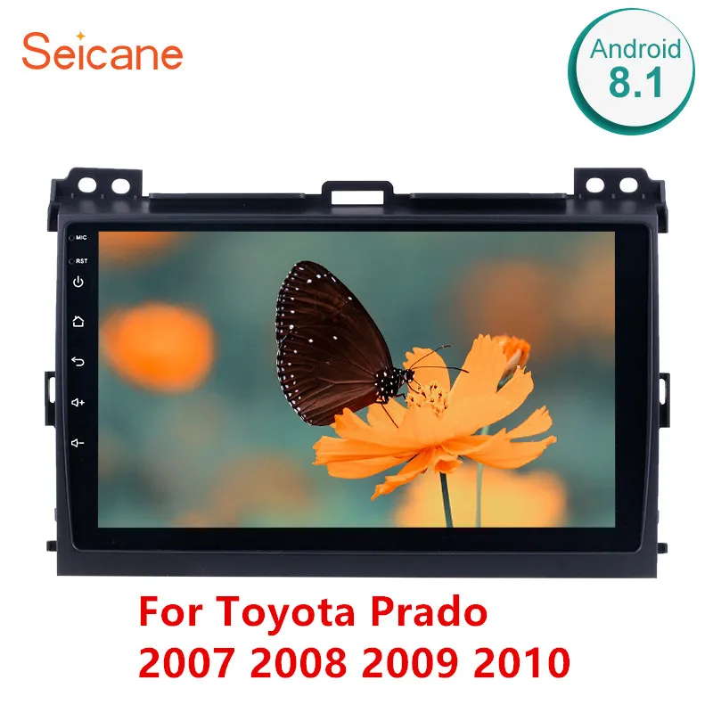 Seicane 2din Android автомобильное радио для Toyota LAND CRUISER Prado 120 2003 2009 GPS Navi Wifi мультимедийный