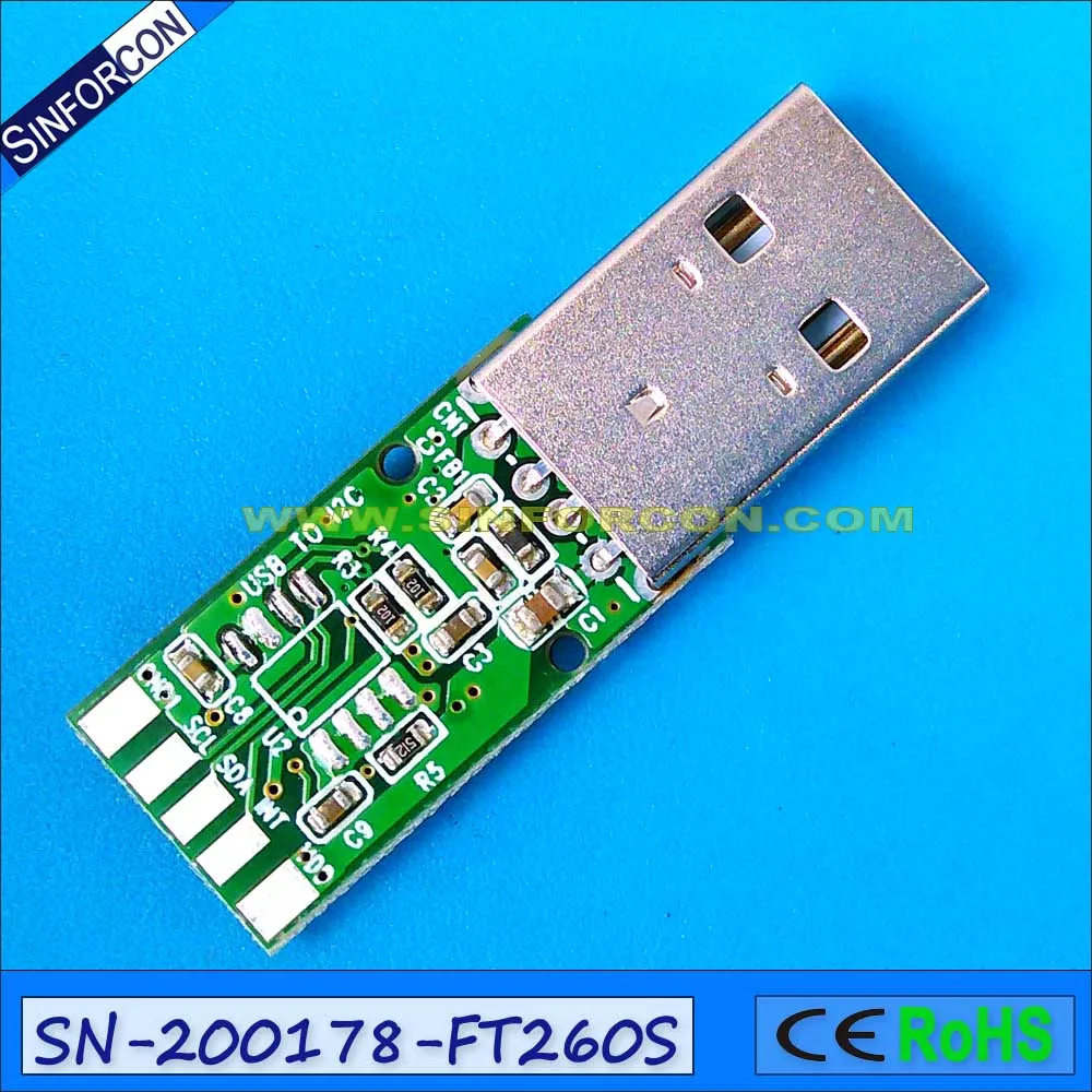 FT260 usb I2C конвертер для SHT20 SHT10 SHT15 датчик температуры и влажности|Компьютерные