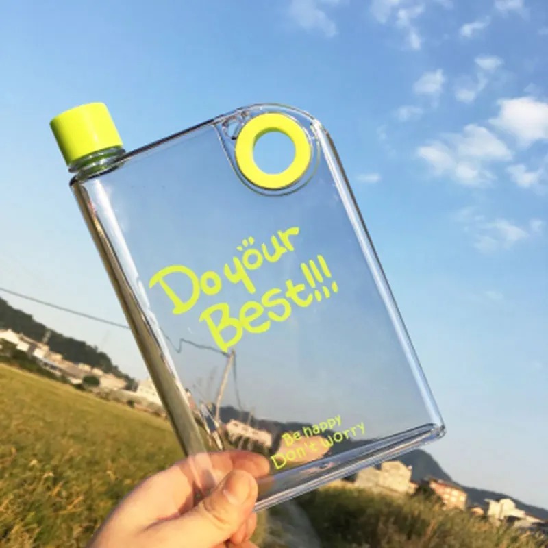 Transhome пластиковая бутылка для воды 450 мл креативный прозрачный блокнот A5