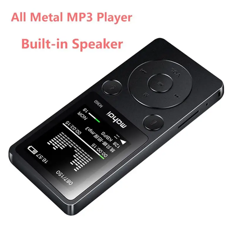 HiFi MP3 музыкальный плеер встроенный динамик 8G с будильником FM радио Электронная