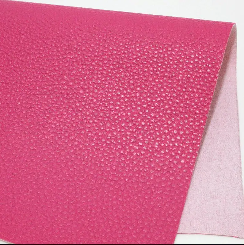 Shocking pink 21*29 см A4 размер 1,0 мм личи из искусственной кожи искусственная личи из искусственной кожи лист ткани DIY ремесла - Цвет: Shocking pink