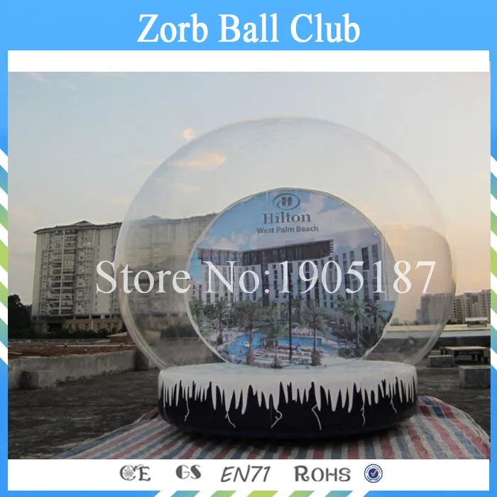 

Free Shipping Diameter 5m Cheap Inflatable Snow Globe , Inflatable Snow Ball , Inflatable Snow Balloon