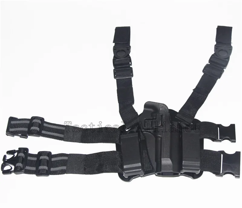 Тактический Airsoft cqc M9 92 96 падение ноги бедра кобура двойной пистолет подсумок Охота открытый Стрельба Шестерни Интимные аксессуары