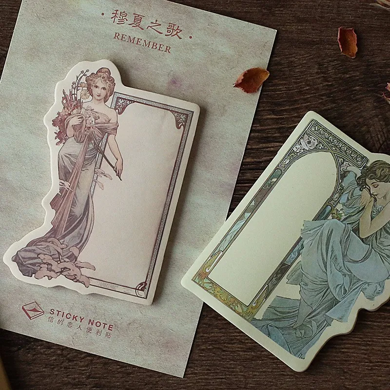 1 шт. блокнот для заметок Song Of Muxia, бумажный блокнот, липкая бумага для заметок, блокнот, канцелярские принадлежности для офиса, школы