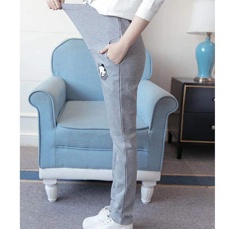 Одежда для беременных женщин брюки Спортивная одежда эластичные живот