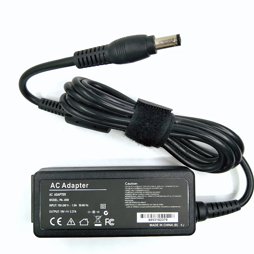 Зарядное устройство для ноутбука Toshiba Mini NB270 NB500 NB505 NB510 NB520 NB525 NB550D постоянный ток: 5