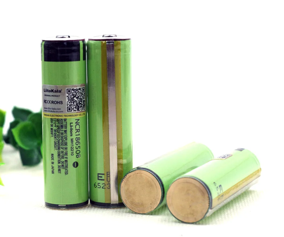 Liitokala новый безопасный Оригинальный NCR18650B 3400mAh 18650 аккумуляторная батарея с PCB 3 7 v