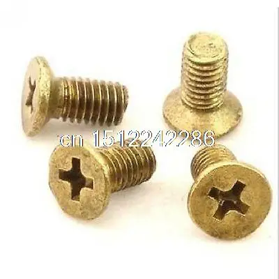 

Lot100 Metric Thread M3*12mm Brass Countersunk Head Phillips Screws