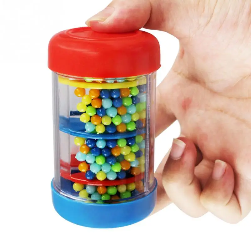 Миниатюрный шейкер Rainmaker цветная дождевая палочка музыкальный инструмент