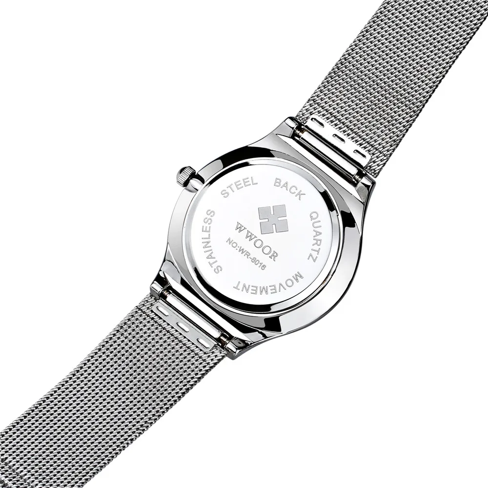 2017 мужские часы Лидирующий бренд Роскошные модные кварцевые полностью стальные